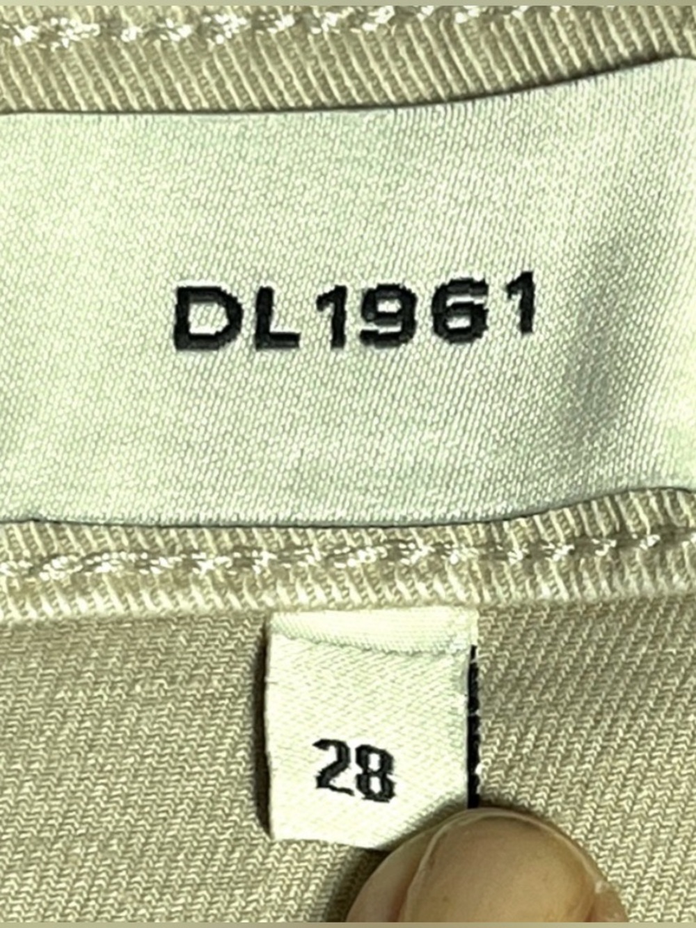 DL 1961 Size 28 Utility Mini Skirt Almond Soft Khaki Twill Classic Pleat Cotton - Picture 3 of 14